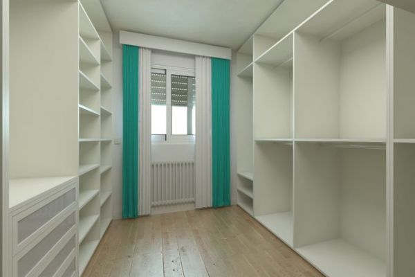 Carpintero Pamplona · Taller de ebanistería y carpintería en Pamplona - Vestidor lacado en blanco